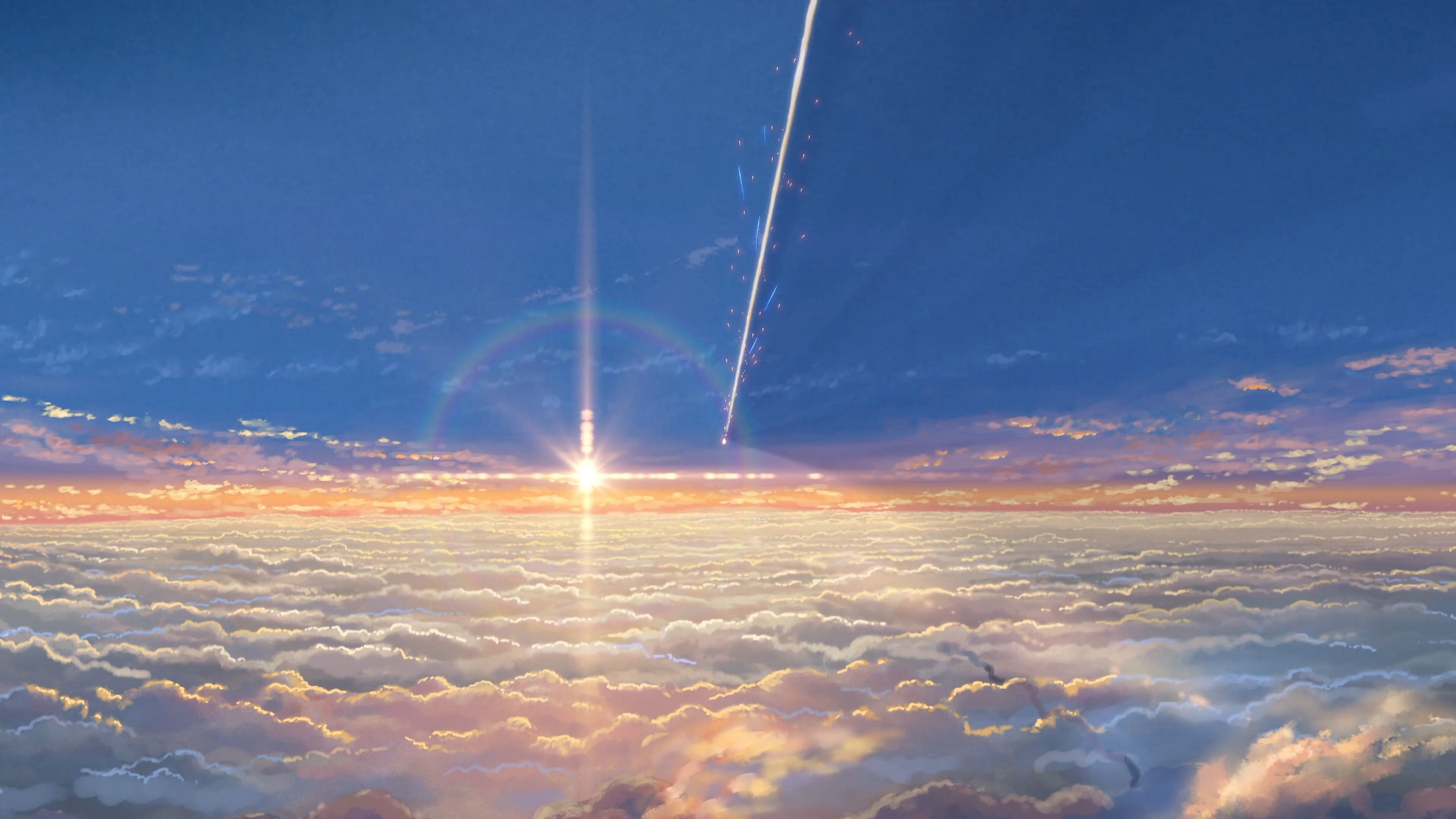 星空与云层背景